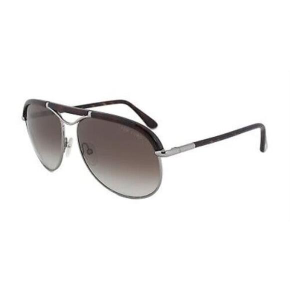 Tom Ford Marco Aviator Havana Brown Gradient FT235 10F 59-15 140 Mens Sunglasses - Picture 2 of 5